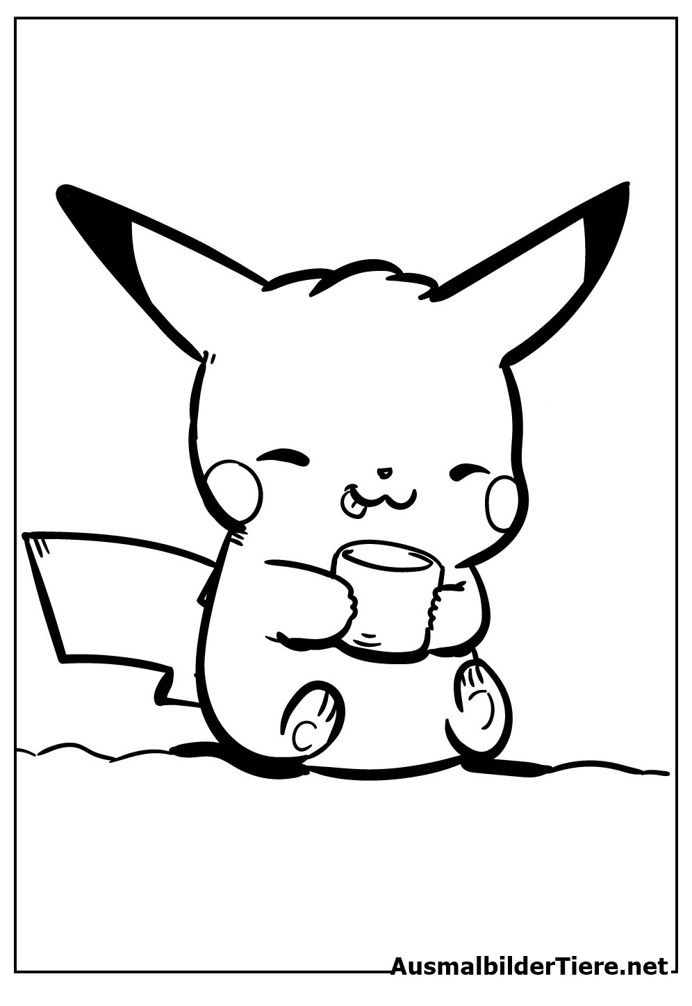 Pikachu Ausmalbilder. Pokemon als kostenlose Pdf – MomoBug